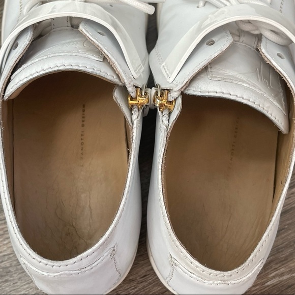 Giuseppe Zanotti White Low Top Sneaker - Picture 6 of 8